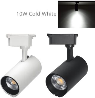 10W LED Spoor Licht 200-240V COB Spoor Spots Ciothing Winkel Showcase Binnenverlichting Moderne Track lichten 10W Cold wit / wit