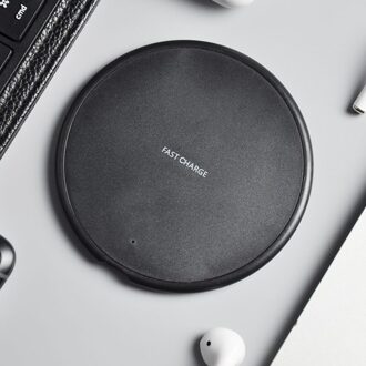 10W Snelle Draadloze Oplader Voor Samsung Huawei Zichtbaar Usb Qi Charging Pad Voor Iphone X Xs 11pro Adapter Ontvanger chargeur TXTB1 zwart