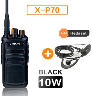 10W Walkie Talkie Uhf Radio Handheld Walkie-Talkie Radio Zender Woki Toki Scanner Radio Walkietalkie IP67 X-P70 Hedaset