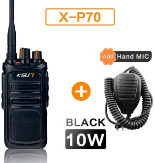 10W Walkie Talkie Uhf Radio Handheld Walkie-Talkie Radio Zender Woki Toki Scanner Radio Walkietalkie IP67 X-P70 met mic