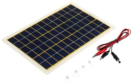 10W Zonnepaneel Sunpower Outdoor Multifunctionele Nood Solar Mobiele Power Fotovoltaïsche Panel Set Snel Opladen