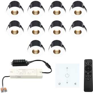 10x Betty - Mini LED spotjes 12V IP44 Dimbaar via Wit