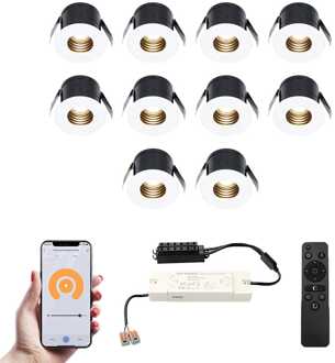 10x Betty - Mini LED spotjes 12V IP44 Wit