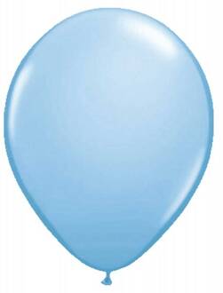 10x Blauwe metallic ballonnen 30 cm
