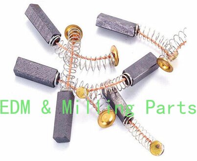 10X Cnc Freesmachine Cutter Carbon Motor Borstel Electro Grafiet Molen Deel 5*6*16Mm Deel Voor bridgeport Mill Deel