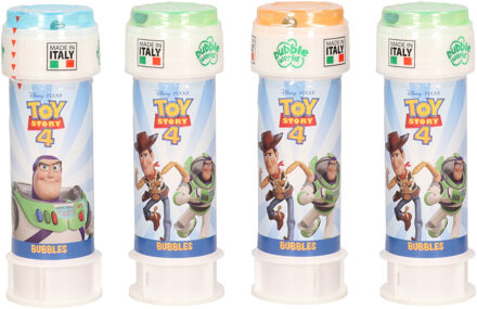 10x Disney Toy Story bellenblaas flesjes met bal spelletje in dop 60 ml voor kinderen