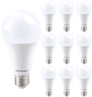 10x E27 LED Lamp - 15 Watt 1521 lumen - 6500K daglicht wit licht - Grote fitting - Vervangt 100 Watt