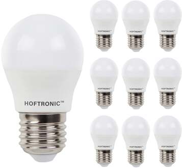 10x E27 LED Lamp - 2,9 Watt 250 lumen - 6500K daglicht wit licht - Grote fitting - Vervangt 35 Watt - G45 vorm