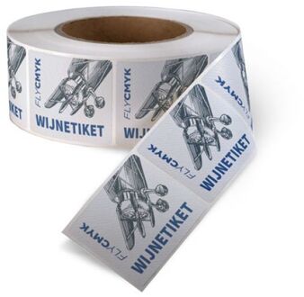 10x etiket voor wijnfles - zelf wijn etiketten maken en drukken (10 st) drukken