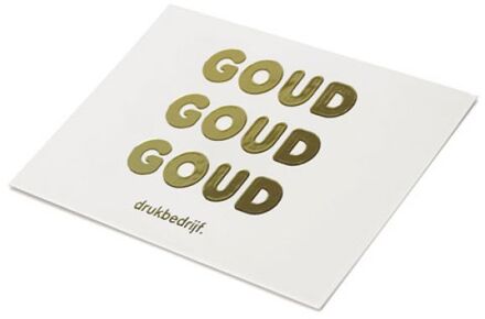 10x foliedruk kaarten bedrukken - maak luxe uitnodigingen voor jouw feestje! (10 st) drukken