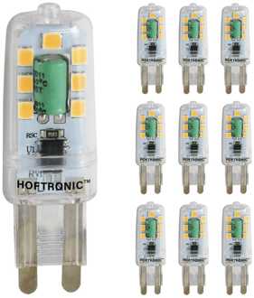 10x G9 LED Lamp - 2,2 Watt 200 lumen - 4000K Neutraal wit - 230V - Vervangt 22 Watt - T4 halogeen Transparant