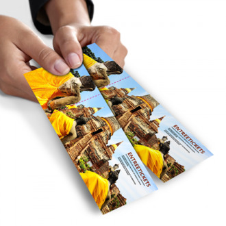 10x gepersonaliseerde entreekaarten drukken voor jouw feest of evenement (10 st) drukken