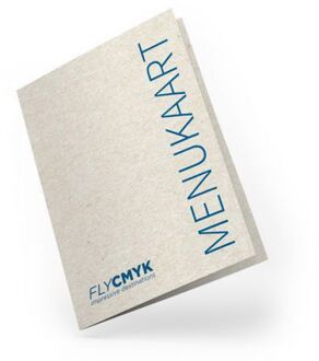 10x gevouwen menukaarten bestellen bij drukbedrijf. (10 st) drukken