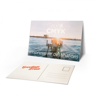 10x goedkoop ansichtkaarten drukken met jouw eigen ontwerp! (10 st) drukken