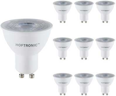 10x GU10 LED spot - 4,5 Watt 345 lumen - 38° - 2700K Warm wit licht - LED reflector - Vervangt 50 Watt