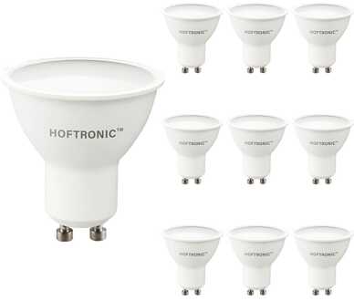 10x GU10 LED spot - 4,5 Watt 400 lumen - 2700K Warm wit licht - LED reflector - Vervangt 50 Watt