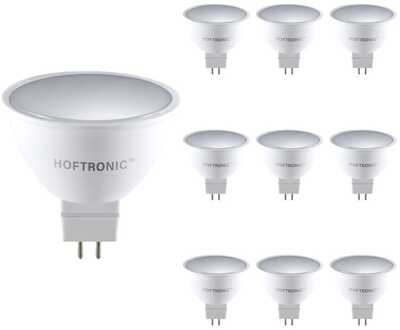 10x LED GU5.3 Spot - 4,3 Watt 400 lumen - 4000K Neutraal wit licht - 12v - Vervangt 50 Watt - MR16 LED Spot