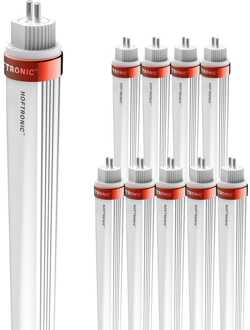 10x LED TL Buis 145cm - T5 G5 Fitting - 18 Watt 5250 lumen (175lm/W) - 6000K Daglicht wit - Flikkervrij - Vervangt 130 Watt (130W/860)