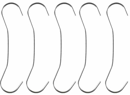 10x Ophanghaak / hangdecoratie haak 10 cm - decoratie ophang haak - feestversiering / ophang accessoire