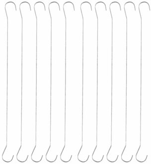 10x Ophanghaak / hangdecoratie haak 30 cm - decoratie ophang haak - feestversiering / ophang accessoire
