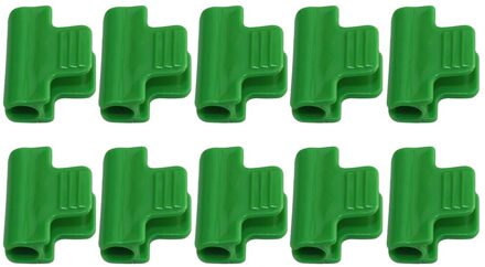 10x Pijp Klemmen Voor 11Mm/0.43 Inch Polen Kas Film Rij Cover Accessoires