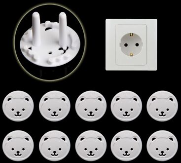 10X Power Kid Socket Cover Baby Kind Protector Guard Mains Punt Plug Beer