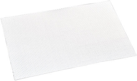 10x Rechthoekige placemats wit geweven 29 x 43 cm - Witte placemats/onderleggers - Keukenbenodigdheden - Tafeldecoratie