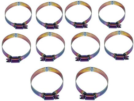 10X Rvs Fuel Line Pipe Slangklem Clip Drive Slangklem Wormwiel Clip Clamp Tube Voor Luchtslang waterleiding 3357mm