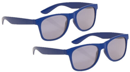 10x stuks blauwe kinder feest- en zonnebril