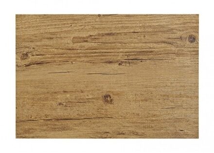 10x stuks placemats in donkerbruin woodlook print 45 x 30 cm - onderleggers