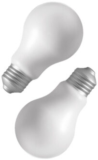 10x stuks stressballen lampbolletje gloeilamp 10 cm