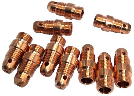 10x Tig Lassen Gas Lens Collet Body WP-9 18 26 Torch Verbruiksartikelen Onderdelen Toebehoren