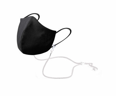 10x Witte maskerhouders voor mondkapjes maskerkoordjes