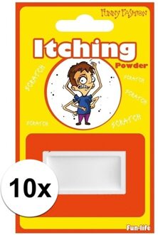 10x zakjes jeukpoeder Multi