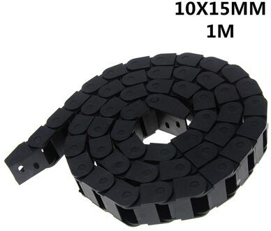 10x15mm 10*15mm L1000mm Kabel Slepen Keten Wire Carrier met End Connectoren voor CNC Router machine Tools