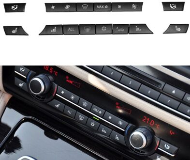 11/12/14Pcs Sleutel Reparatieset Een/C Heater Knop Switch Cover Fit Voor-Bmw 5 6 7 F10 F01 F12 F06 F07 Gt F13 61319313923 781B