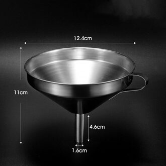 11/13/15Cm Keuken Rvs Trechter Vultrechter Seperatory Olie Bier Koffie Water Kolf Soep Dikker trechter Gereedschap 13cm