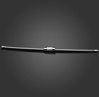 11/15/20 cm Roestvrij Staaldraad Sleutelhanger Cable Key Ring Outdoor Wandelen Klimmen Omhoog Gereedschap Ketting met lock 20cm