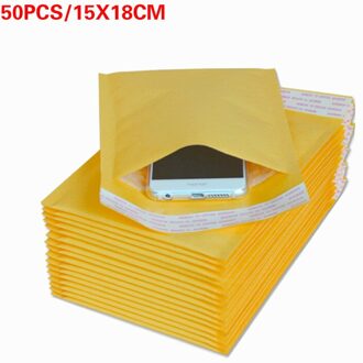 11*15cm Kraftpapier Bubble Enveloppen Tassen Padded Mailers Envelop Met Bubble Mailing Verpakking Zak Wrap opslag