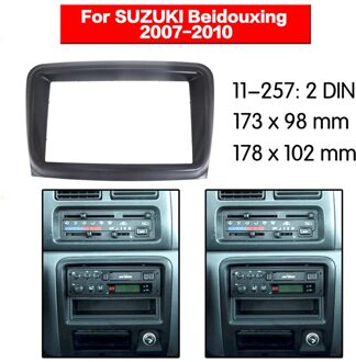 11-257 Radio Fascia Voor Suzuki Beidouxing 2007 Dubbel Din Radio Dvd Stereo Cd Panel Dash