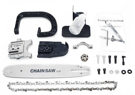 11.5/12 Inch Kettingzaag Beugel Veranderd Upgrade Elektrische Zaag Onderdelen 100 125 150 Elektrische Haakse Slijper M10/M14 /M16 In Kettingzaag 2nd generation