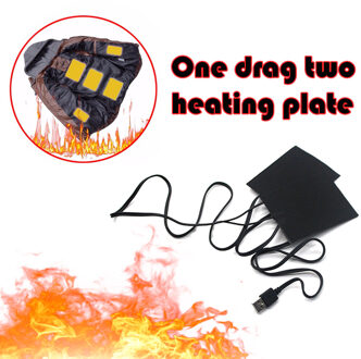 11 Cm X 7 Cm 5 V 1.8a Usb Elektrische Verwarming Pad Verwarming Pad Voor Kleding Seat Pet Warmer 35-50 ° C Outdoor Warmte Maatregelen # YL10