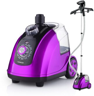 11 Gear Verstelbare Kledingstuk Stoomboot 1.8L Opknoping Verticale Stoomstrijkijzer 1800W Thuis Handheld Kledingstuk Stoomboot Machine Voor Kleding Paars / UK