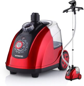 11 Gear Verstelbare Kledingstuk Stoomboot 1.8L Opknoping Verticale Stoomstrijkijzer 1800W Thuis Handheld Kledingstuk Stoomboot Machine Voor Kleding Rood / Au