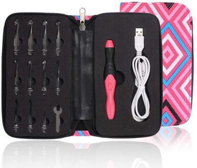 11 In 1 Licht Haaknaald Oplaadbare Led Breien Tool Naald Usb Breien Diy Trui Naaien Accessoires