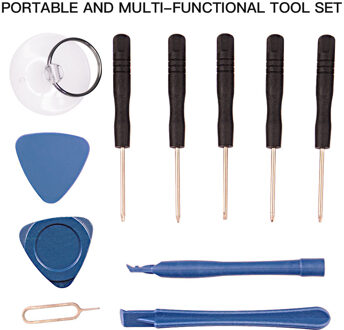 11 in 1 Professionele Demonteren Kit Opening Gereedschap voor iPhone Samsung huawei Smart Mobiele Telefoon Reparatie Tools Kit Schroevendraaier Set