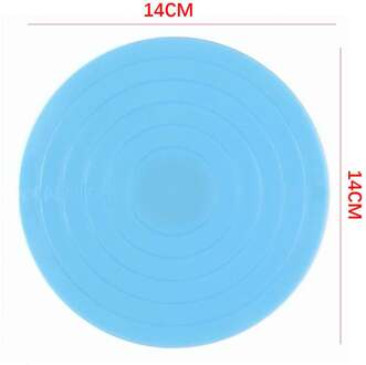 11 Inch Cake Draaitafel Roterende Anti-Slip Ronde Cake Stand Cake Decorating Gereedschap Cake Draaitafel Keuken Diy Pan bakken Tools 5.5duim blauw