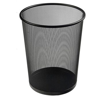 11 Liter Kleine Metalen Mesh Prullenbak Papiermand Ijzer Netto Reiniging Prullenbak Ronde Vat Prullenbak