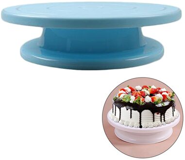 11 'Roterende Taart Draaitafel Taart Stand Spinner Voor Taart Decoratie Blauw
