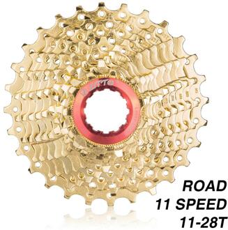 11 S 28T Gratis Wielen Mtb Fiets Golden Vliegwiel 11 Speed Cassette Vliegwiel 28T Voor Racefiets Fiets vliegwiel Accessoires
